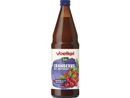 Voelkel Šťáva brusinková 100% 750 ml bio