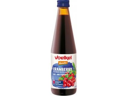 Voelkel Šťáva brusinková 100% 330 ml bio