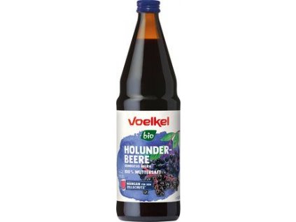 Voelkel Elderberry juice 100% 750 ml organic