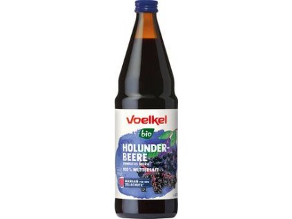 Voelkel Šťáva bezinková 100% 750ml bio