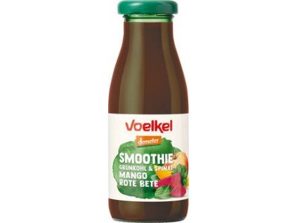 Voelkel Smoothie kapusta, špenát, mango, červená řepa 250ml bio