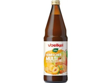 Voelkel Džus multivitamín hrušky a mirabelky 750ml bio