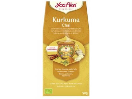 Yogi Tea Kurkumový Chai 90g bio