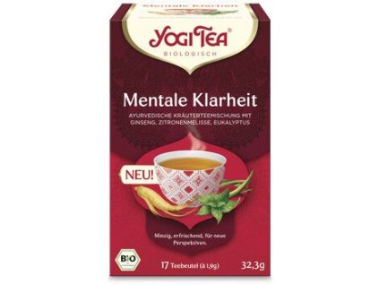 Ceai Yogi Tea pentru o minte limpede 32,3 g organic