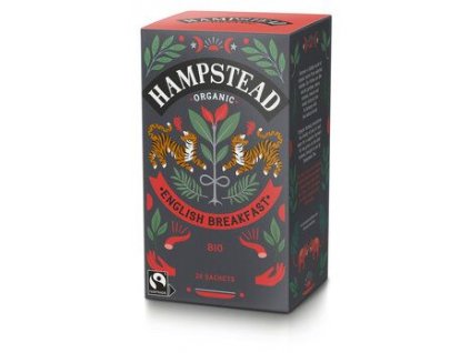 Hampstead fekete tea angol reggeli 50g bio