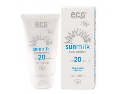 ECO Cosmetics Opalovací mléko SPF20 maliny a granátové jablko 75ml eco