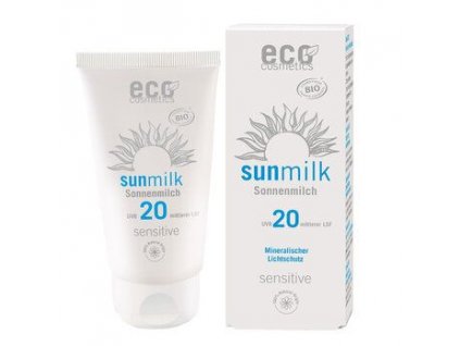 ECO Cosmetics Sunscreen Lotion SPF20 Raspberry and Pomegranate 75ml eco