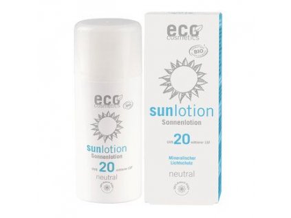 ECO Cosmetics Opalovací mléko SPF20 bez parfemace 100ml eco