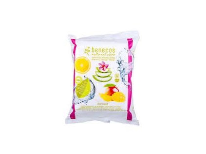 Benecos Čistiace vlhčené kozmetické obrúsky 25ks eco
