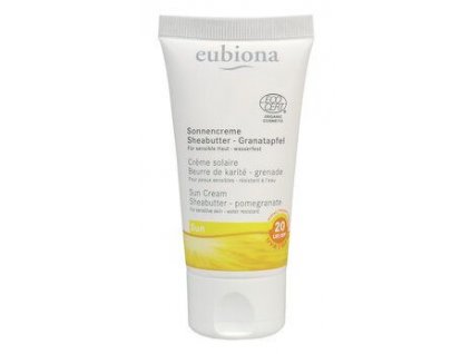 Eubiona Opalovací krém SPF20 50ml eco