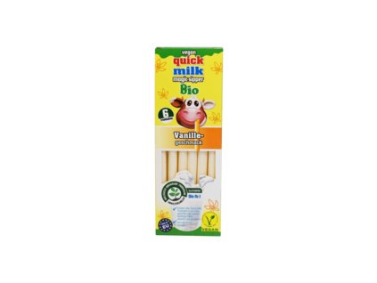 Quick Milk Magic Straws Vanilla 36g organic