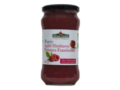 Côteaux Nantais Puree apple raspberry 360g organic