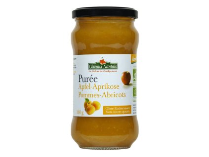 Côteaux Nantais Apple apricot puree 360g organic