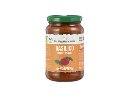 Bio Organica Rajčatová omáčka Basilico 350g bio