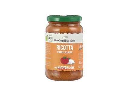 Bio Organica Rajčatová omáčka Ricotta 350g bio