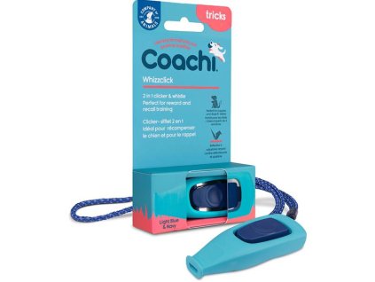 Clicker de antrenament Whizzclick albastru deschis TCOA