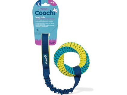 Hračka bavlna Coachi Tuggi Helix modrá-zelená TCOA