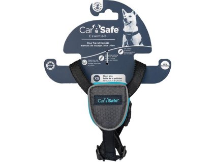 CarSafe Hunde-Autogeschirr Extra Small schwarz TCOA