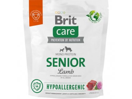 Brit Care Dog Hypoallergenic Senior Lamb 1 kg