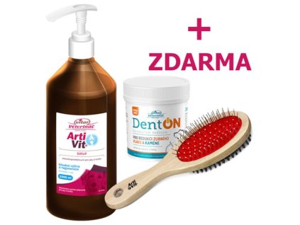 Artivit panie. 1000ml + DentOn 100g + darmowa szczotka dla psa