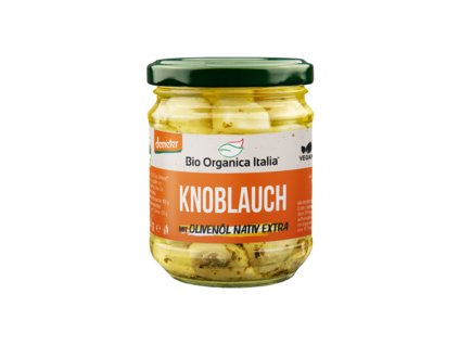 Bio Organica Czosnek w oliwie z oliwek 190g bio