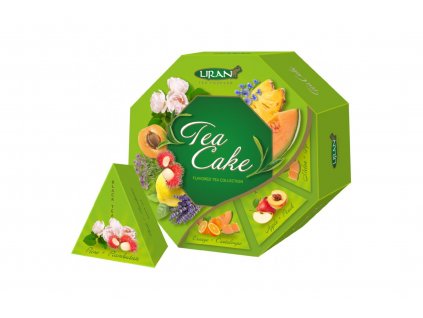 Čaj Tea Cake dárkové balení porcovaných čajů - Liran 80x2g