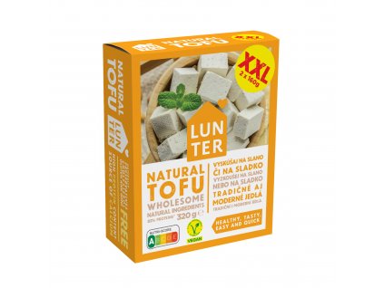 Tofu natural XXL 320 g (2x160 g) LUNTER