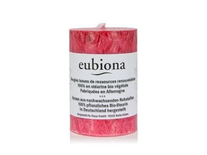 Eubiona Candle dark red 56x80mm eco