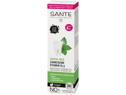 Sante Toothpaste with B12 and Fluoride 75ml eco