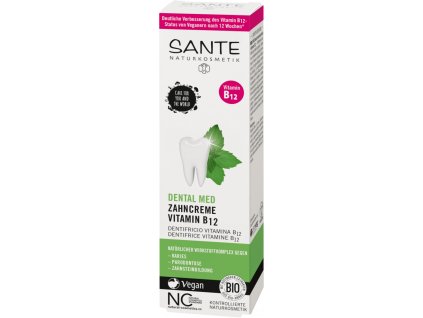 Sante Zubní pasta s B12 a fluoridem 75ml eco