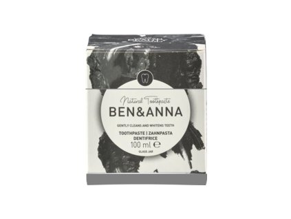 Ben & Anna Whitening Zahnpasta mit Aktivkohle schwarz 100ml Öko