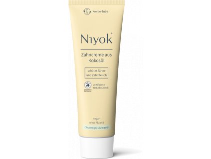 Niyok Zubní pasta citrónová tráva a zázvor 75ml eco