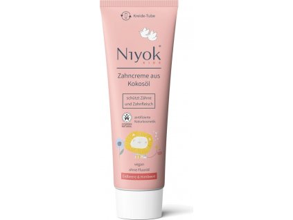 Niyok Detská zubná pasta jahoda a malina 75ml eco