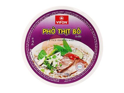 VIFON Inst. marhahús tészta PHO BO tálban 120g