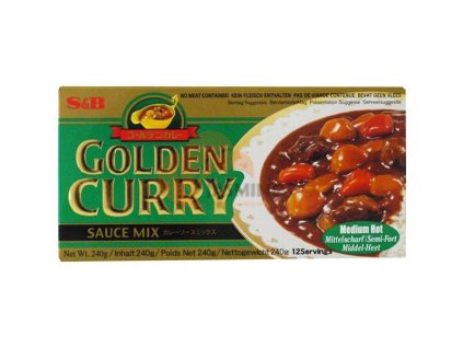 S&B kari pasta Medium Hot zelený Curry 240g