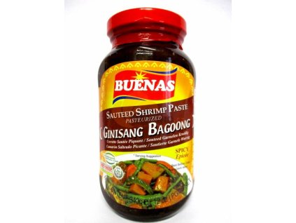 buenas smazene krevetove pasta bagoong guisado spicy pasterizovana 340g