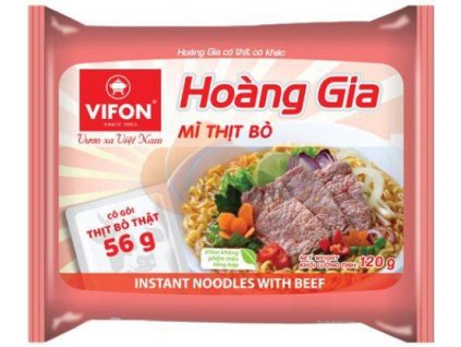 VIFON HOANG GIA Inst. nudle - hovězí Mì 120g