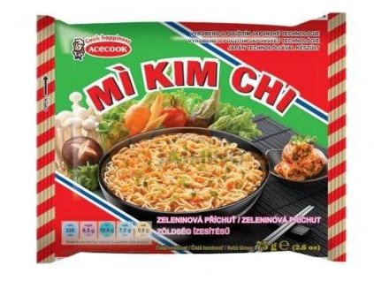 ACE KIM CHI Instantní nudle - zeleninová 75g