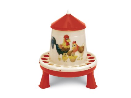 Geflügelfutterautomat mit Beinen (Happy Hen Edition) 4 kg