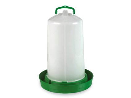 Adăpator de pălărie pentru păsări de curte, verde 12 l