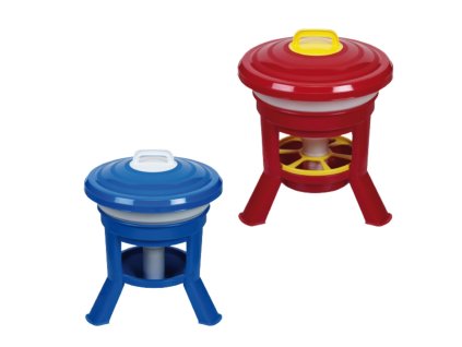 Siphon drinker and feeder for poultry, imperial set