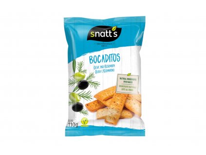Bread with olive and rosemary flavor, VEGAN - Snatt's 110g