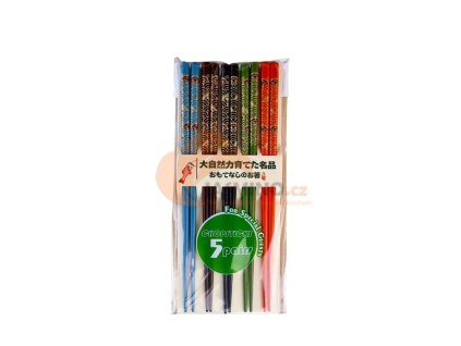 AEF Japanese Chopsticks (5 colors) 5 pairs