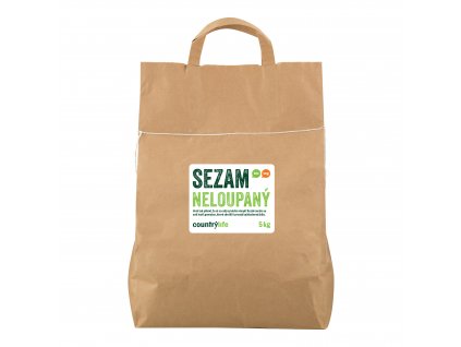 Sezam neloupaný 5 kg BIO COUNTRY LIFE