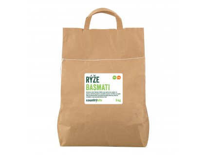 Rýže basmati natural 5 kg BIO COUNTRY LIFE