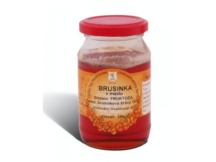 Brusinka v medu 250g CVRČEK