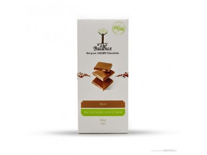 Chocolate STEVIA milk 38% no added sugar 85g BALANCE