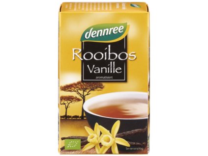 Dennree Rooibos herbata waniliowa 30 g organiczna