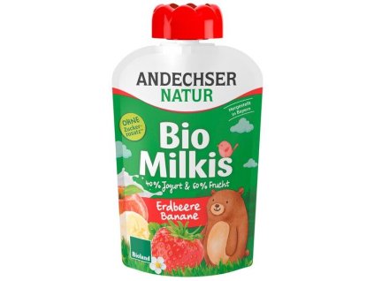 48774 andechser natur jogurtova svacinka jahoda banan medved 100g bio