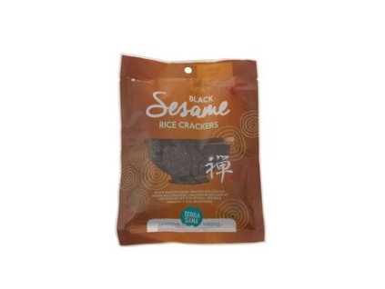 Terrasana Krekry z hnedej ryže s čiernym sezamom 60g bio